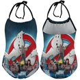 thumbnail image 6 of Stay-Puft Ghostbusters Children's One-piece Swimwear Halterneck Swimsuit Summer Beach Girl's Bathing Suits Breathable Beachwear, 6 of 7