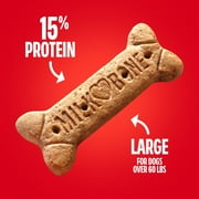 Milk Bone Crunchy Large Dog Treats, 10 Lb. Box, Original Beef Flavor