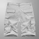 thumbnail image 5 of pstuiky Hombres bajos, Pantalones cortos cargo casuales para hombre, con bolsillos con botones y cremallera, cintura elástica Pantalones cortos de baloncesto, 5 of 5