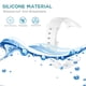 thumbnail image 5 of Pulsera Pulsera Inteligente con Correa Impermeable para Mi Band 7 Pro Blanca, 5 of 5