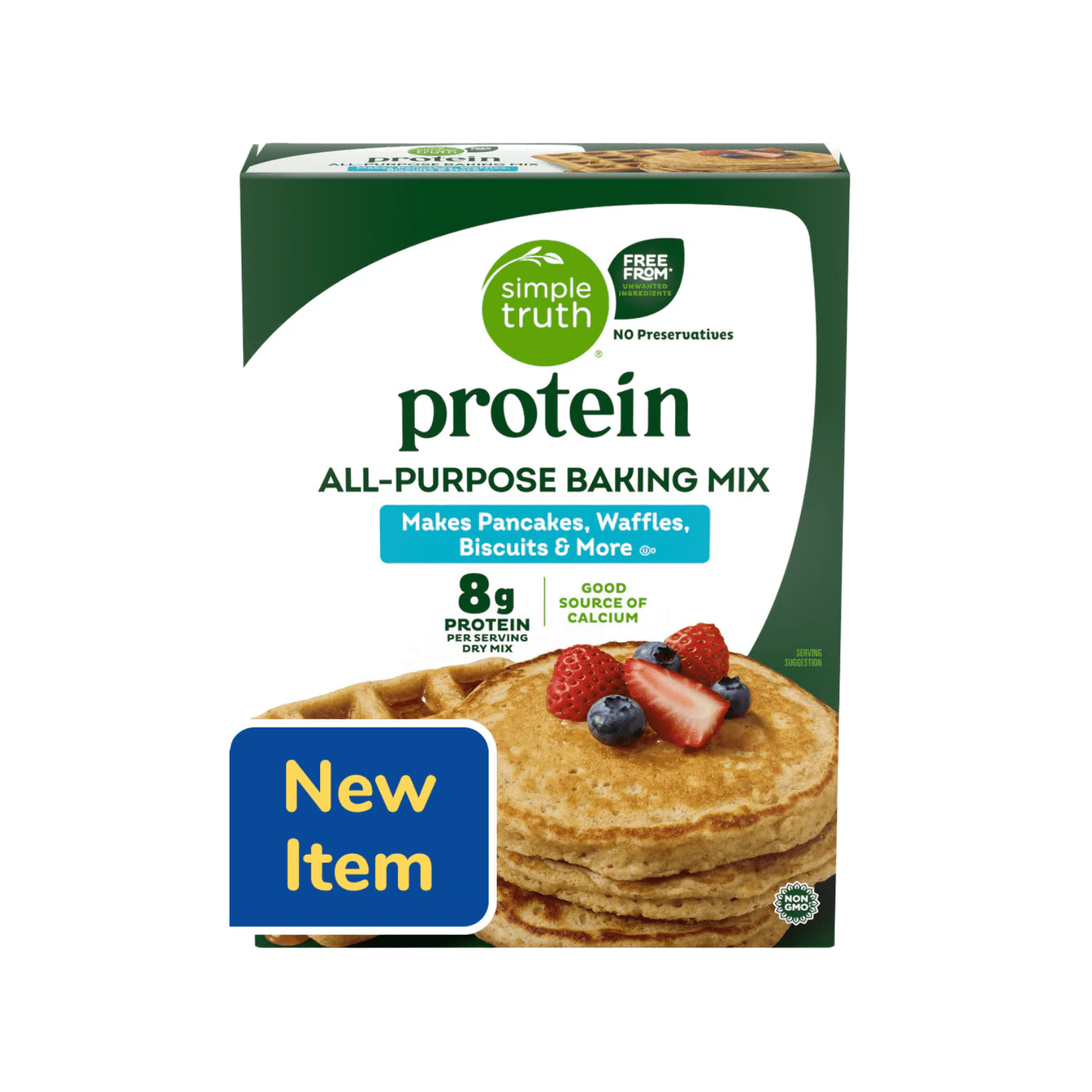 Simple Truth Protein All-Purpose Baking and Pancake Mix, Good Source of Calcium, 2 Pack + Bonus