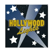 Beistle 58160 Hollywood Lumi-res boisson Serviettes - Lot de 12