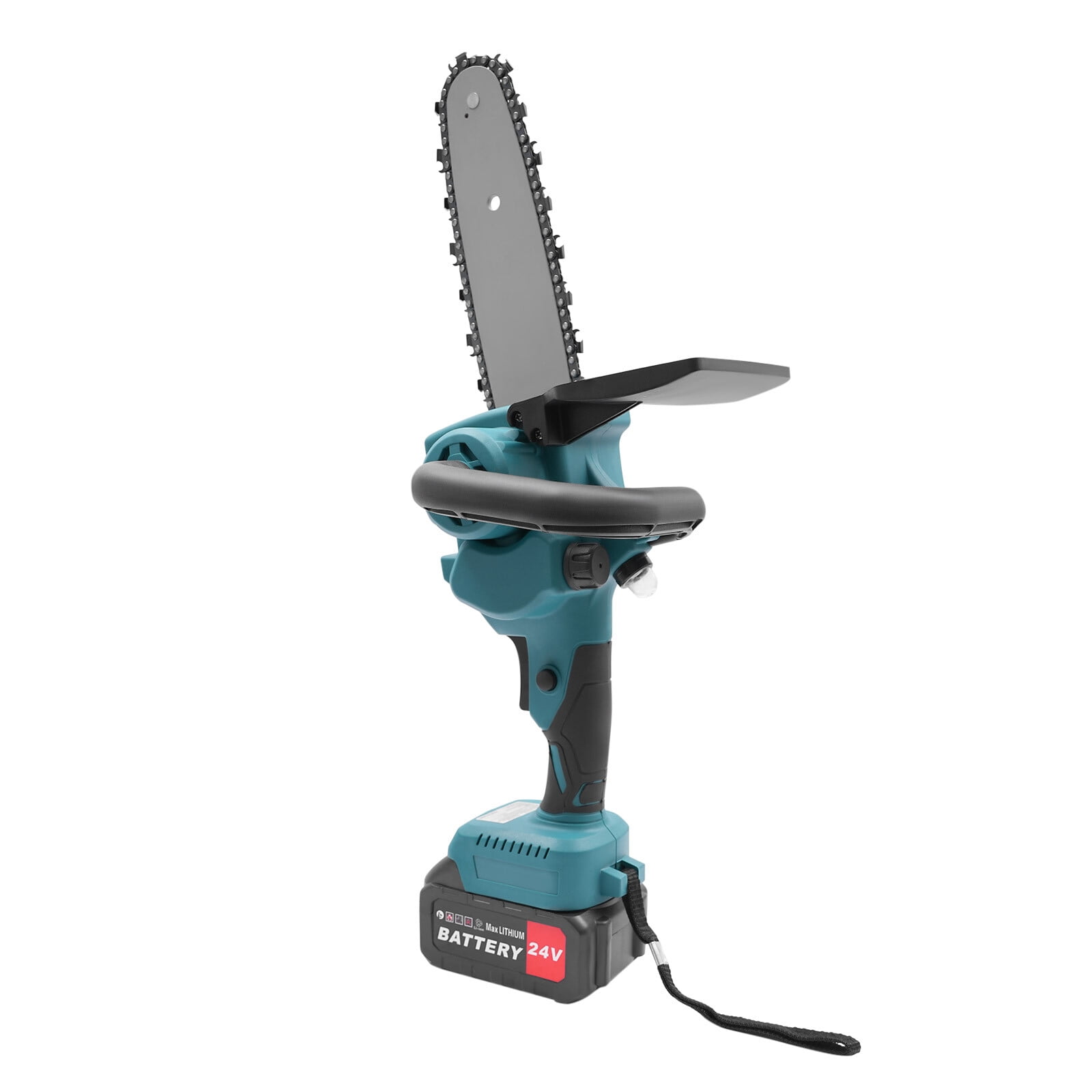 ToppiJoy 8" One-Handed Cordless Mini Chainsaw, Electric Chainsaws with Battery & Case, Portable Chainsaw for Wood Cutting, Tree Pruning