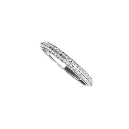 0.50 CT 14K White Gold Best Diamond Wedding Ring for Ladies, Size (Best Precious Metal Dealers)
