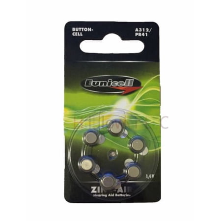 120 Pieces A312 Size 312 p312 312A PR41 Card 1.45V Heavy Duty Long Duration Hearing Aid Zinc Air Battery