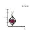 thumbnail image 3 of 4 3/4 Carat T.G.W. Ruby And Black & White Diamond Accent Sterling Silver 3-Piece Jewelry set, 3 of 7