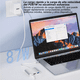 thumbnail image 4 of Adaptador Convertidor Hub Usb C A Hdmi 4k Usb 3.0 y Tipo C BLOOSOM Blanco, 4 of 6