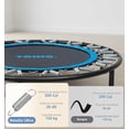 thumbnail image 2 of Trampolín de Ejercicio Desmontable 102 cm | 36 resortes de acero, doble cintilla de seguridad, malla de polipropileno y patas antiderrapantes | Soporta 120 kg, 2 of 6