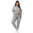 thumbnail image 5 of Terra & Sky Women's Plus Size Fleece Sweatpants, Sizes 0X-4X, 5 of 7
