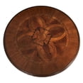 thumbnail image 4 of MICHAEL AMINI Villa Valencia 5-Piece Solid Wood Dining Set in Classic Chestnut, 4 of 17