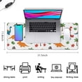 thumbnail image 5 of Long Mouse Pads for Desk,Tropical Dinosaur Pattern Desk Mats on Top Of Desks, Desk Mouse Pad Extra Large with 3mm Non-Slip Base and Stitched Edge for Gaming,Office,Work,Home 31.5"x11.8", 5 of 6