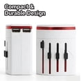 thumbnail image 3 of ZDTZAN Power adapters,Universal Travel Adapter, International Travel Plug Adapter with 2 USB-C(PD 20W) ＆ 1 USB-A Ports, All in One Portable Adaptor, 3 of 7
