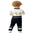 thumbnail image 3 of Barboteuse de Noël pour Bébés Garçons Filles Manches Longues Imprimé Elk, 3 of 6