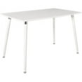 thumbnail image 5 of Modway Lode Rectangular Wood Dining Table in White, 5 of 5