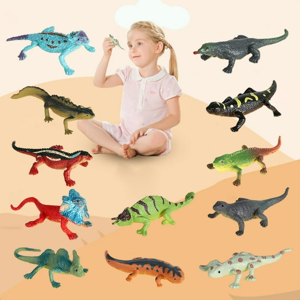12 Uds. Hugo estatuilla de animales salvajes Decoración de escritorio