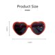 thumbnail image 4 of TOP Nuevas Gafas De Efecto Especial Luces De Moda Conviértete En Amor Imagen Corazón Difracción Duraderas Caliente De Larga Duración Forma De, 4 of 4