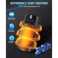 thumbnail image 2 of Calentadores de manos recargables Kesguar, paquete de 2 unidades, 6000 mAh, 20 horas, 2 of 9