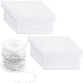 thumbnail image 1 of 20 Piece Vertical Blinds Weight Bottom Slats 89mm (3.5") x 10m Blinds Repair Kit, White, 1 of 4