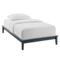 thumbnail image 4 of Modway Lodge Twin Wood Platform Bed Frame in Gray, 4 of 7