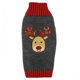 thumbnail image 3 of Ropa de moda para perros, suéter de punto con ciervos navideños, traje para chihuahua y bichón, abrigo para cachorros, chaqueta cálida para otoño e invierno, ropa para mascotas, 3 of 5