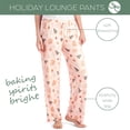 thumbnail image 2 of Hello Mello Holiday Lounge Soft Pants Pajama Bottoms, Baking Spirits Bright Small/Medium (Women's), 2 of 6