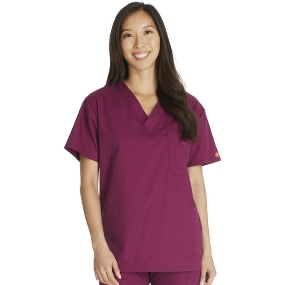Dickies EDS Signature Scrubs Top for Women V-Neck 83706