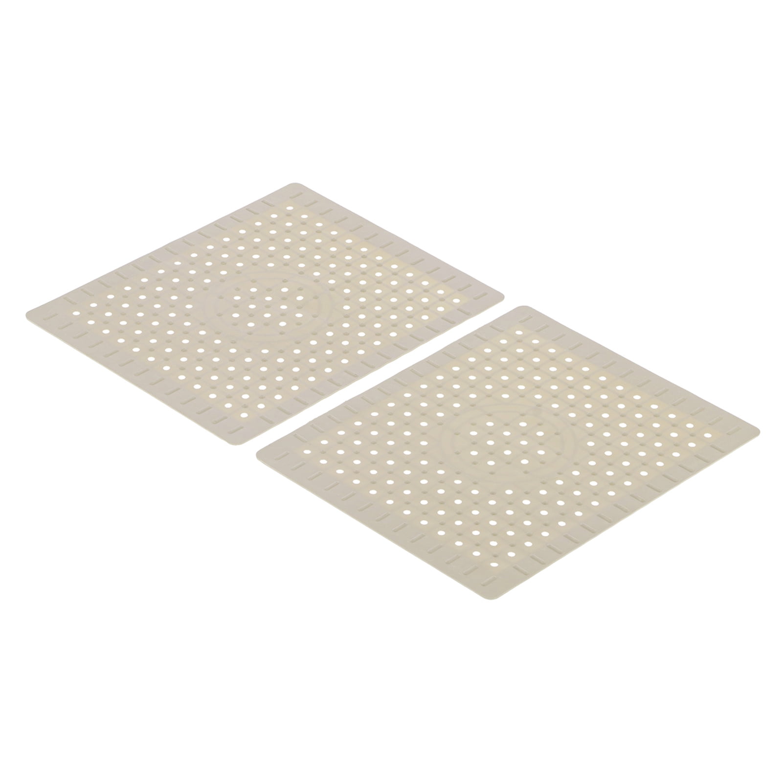 Kitchen Sink Mat 2PCS Food Grade Rubber Material Non‑Slip Easy to Clean