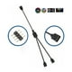 thumbnail image 5 of Cable De Extensión Argb Adaptador de cable de extensión ARGB Cable divisor RGB para placa base (12V 4Pin) Likrtyny  Para estrenar, 5 of 7