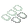 thumbnail image 1 of Almohadillas para asiento de inodoro Unique Bargains 5uds Gris Verde Corazón Verde, 1 of 5