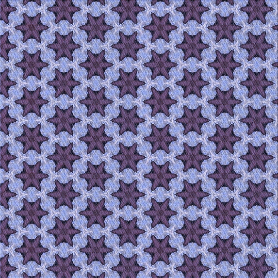 Ahgly Company Machine Washable Indoor Square Transitional Purple Mimosa Purple Area Rugs, 5' Square