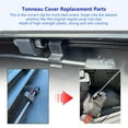 thumbnail image 4 of Truck Bed Cover Prop Rod Clips, Rugged 5PCS Tonneau Cover Prop Rod Clips Anti Cracking Easy Installation  for Folding Truck Bed Replacement for Undercover, 4 of 7