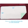 thumbnail image 4 of NOVA Medical Products Alèse Réutilisable Imperméable avec Couche Supérieure Douce en Coton 100 %, Lavable pour Incontinence et Super Absorbant, 36” x 72”, 4 of 4