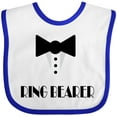 thumbnail image 3 of Inktastic Ringbearer Mock Tux Wedding Tuxedo Boys Baby Bib, 3 of 4