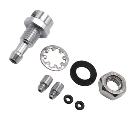 Sinyiin Classical Car Chrome Windscreen Washer Jet Replacement Front Windshield Washer Nozzle Auto Part Quick Installation WSB131