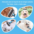 thumbnail image 4 of 2 Es 1 Perro Gato Peine Deslanador Cepillo Mascotas Azul, 4 of 5