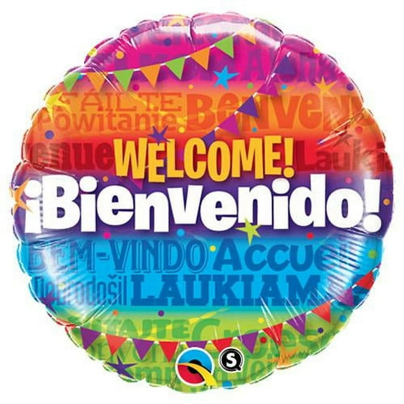LOONBALLOON Sentiments Balloons, 18″ BIENVENIDO LANGUAGES