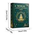 thumbnail image 2 of 2025 Yoga Advent Calendar, Unique 24 Days Yoga Themed Ornaments Set, 2D Acrylic Christmas Tree Decor Blind Box Daily Surprises, 2 of 6