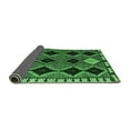thumbnail image 2 of Ahgly Company Indoor Rectangle Abstract Emerald Green Modern Area Rugs, 2' x 5', 2 of 4