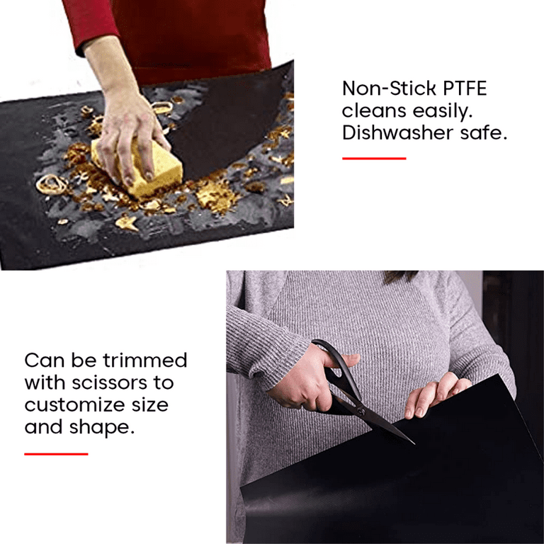 Stock Your Home Disposable Foil Oven Liners (10 Pack) Aluminum Foil Oven  Liners for Bottom of Electric Oven & Gas Oven, Reusable Oven Drip Pan Tray