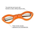 thumbnail image 4 of Uxcell Folding Scissors Portable Travel Mini Scissors Bulk Glasses-Shape Shear for Outdoor Fishing Craft, Orange 3 Pack, 4 of 6