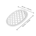 thumbnail image 3 of Silicone Soap Dish Self Draining Soap Tray 4.84 Inch Gift for Moms Shower Bar Soap Holder for Bathroom and Kitchen Countertop Non Slip Flexible Eco Friendly Durable Silicone Soap Saver Welcome Spring, 3 of 6