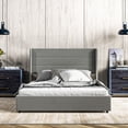 thumbnail image 5 of Full Size Metal Platform Bed Frame with Storage Drawers, Noise-Free, No Box Spring Needed, Light Gray (Bedroom), 5 of 9