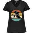 thumbnail image 3 of Inktastic 5K Race Running Gift for Runner Women's Plus Size V-Neck T-Shirt, 3 of 5