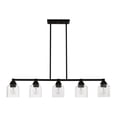 thumbnail image 2 of Livex Lighting - Aragon - 5 Light Linear Chandelier In Architectural Style-14.25, 2 of 12
