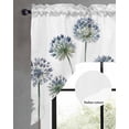 thumbnail image 2 of Botanical Flowers Swag Valances for Windows, Small Curtains Drapes, Simple Country Wild Florals Plants Kitchen Window Curtains Over Sink Window Treatment Valance for Bedroom/Bathroom 56"x36", 2 of 5