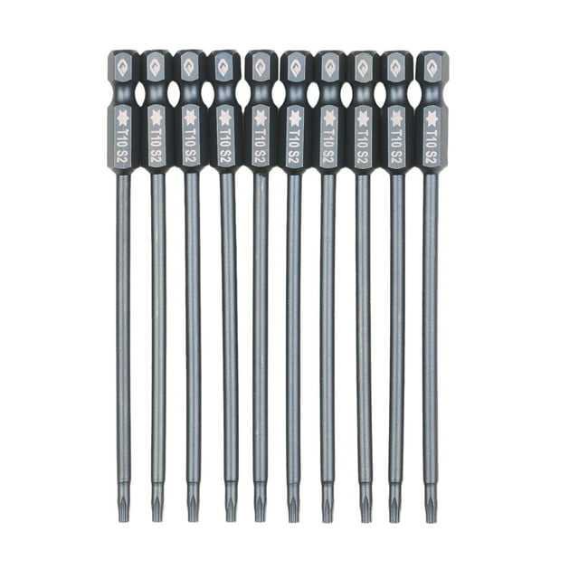 FlyFlise 10-Piece Security Torx Bit Set 1/4-inch Drive Tamper Proof