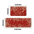 thumbnail image 3 of Costeam Valentine’s Day 2-Piece Kitchen Floor Mats Set for Home Bedroom Entrance Bathroom Door Anti-Fouling Carpet Decor, 3 of 6