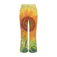 thumbnail image 5 of Bovemsi Wide Leg Pants Woman 2025 New Summer Flower Lightweight And Loose Casual Colorful Imitation Jeans Travel Pants, 5 of 9