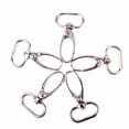 thumbnail image 1 of Lote de ganchos giratorios de metal para cordón, broches de langosta, clips, accesorios para manualidades y llaveros., 1 of 7