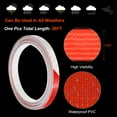 thumbnail image 3 of Uxcell 0.3" x 26 FT Reflective Tape High Viscosity Tape Waterproof Warning Roll Reflective Strip 4 Pcs Red White, 3 of 6